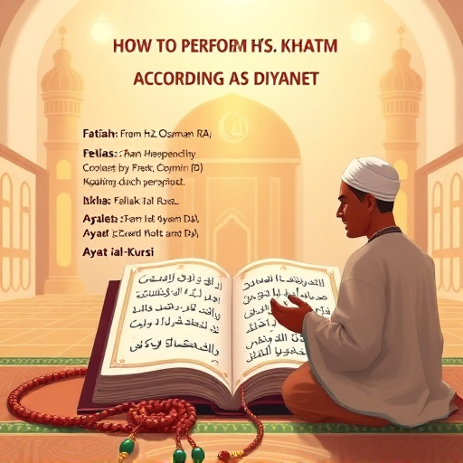 hz osman hatmi nasıl yapılır diyanet
