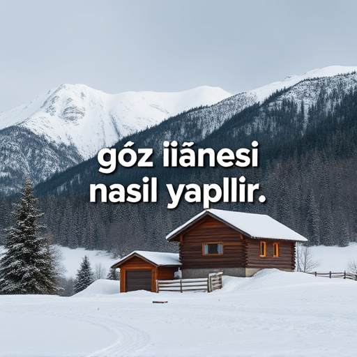 göz iğnesi nasıl yapılır