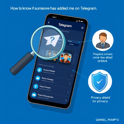 telegramda karşı tarafa ekli olduğumu nasıl anlarım